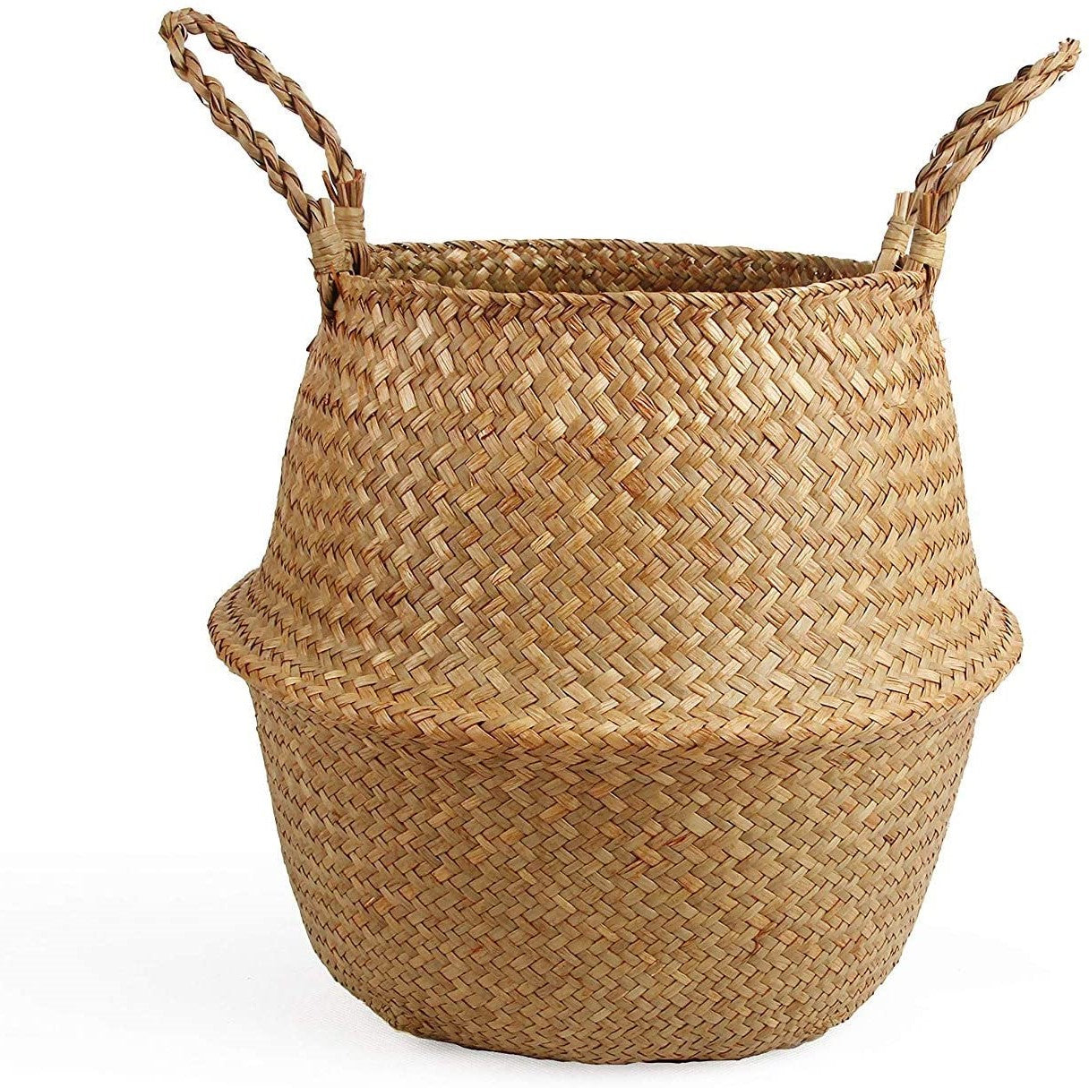 Woven Seagrass Belly Basket