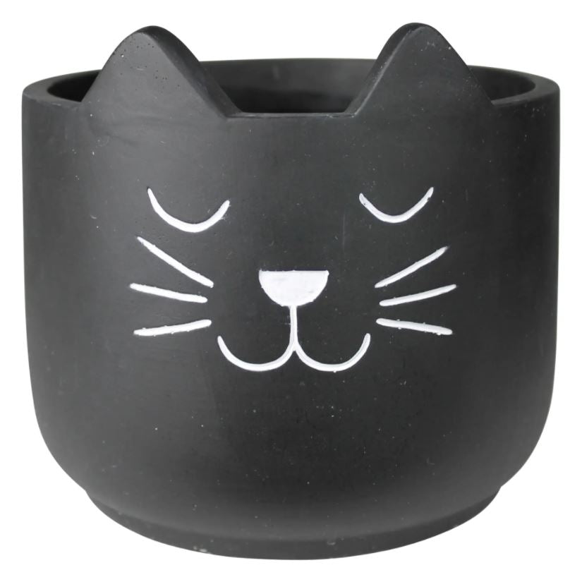Black Cat Planter
