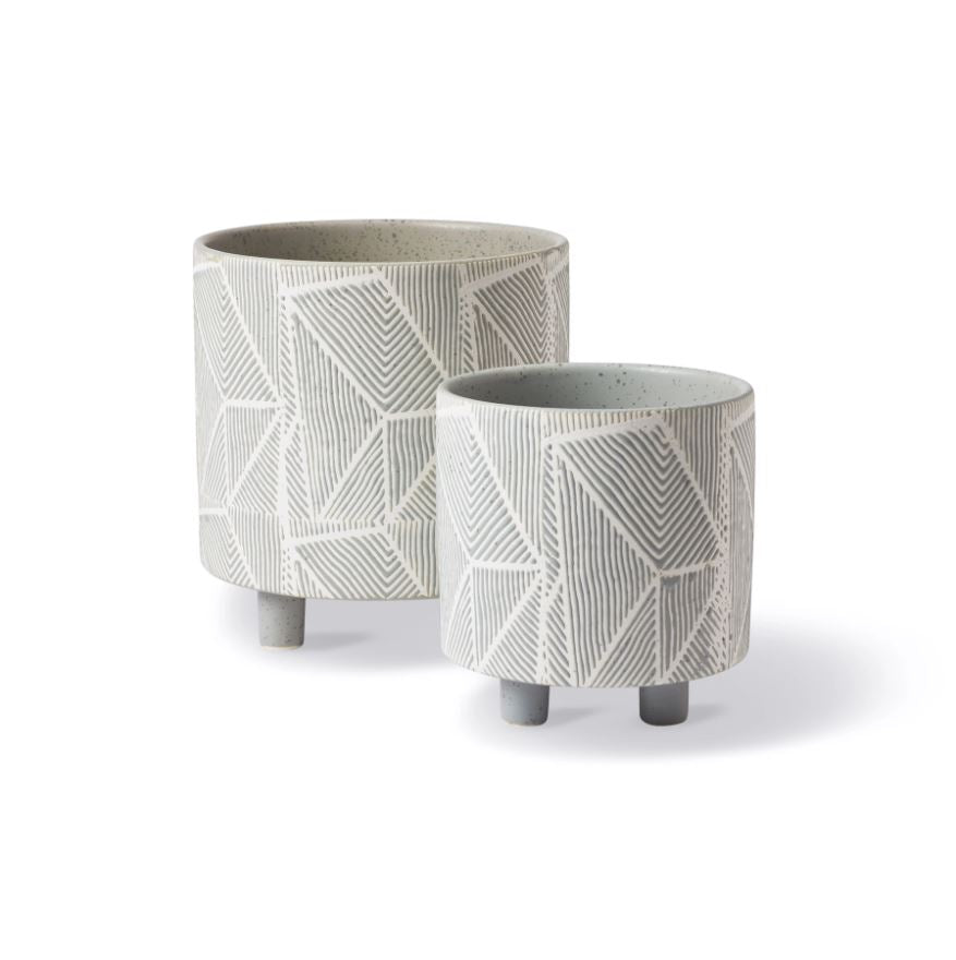 Citrine Geometric Moss Planter