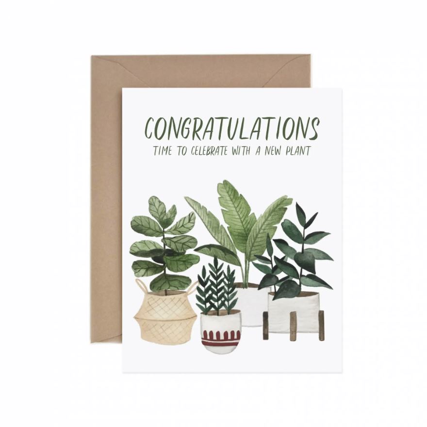 Congratulations New Plant Card