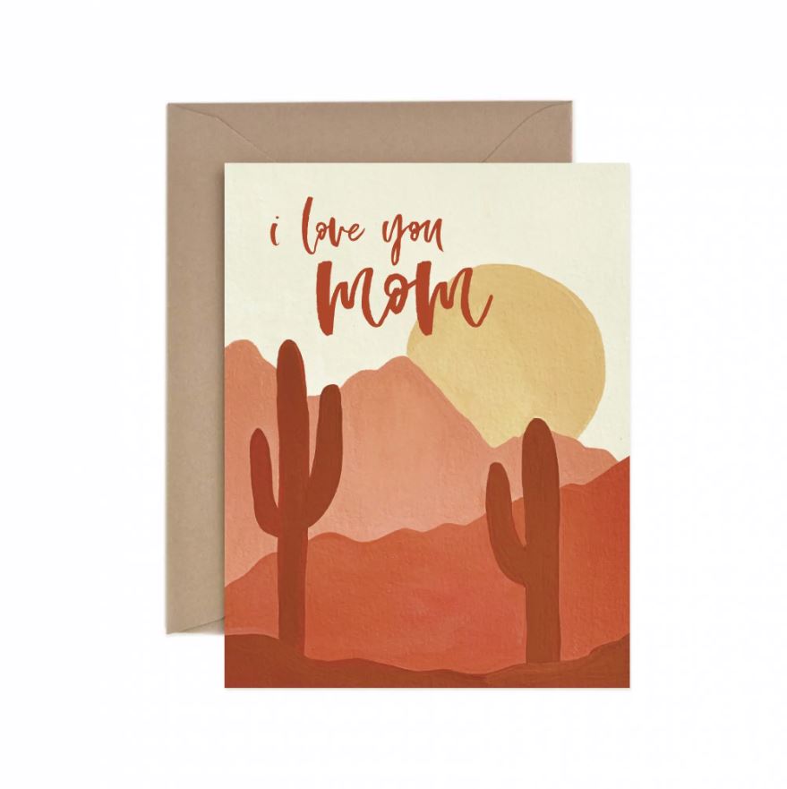 I Love You Mom Card