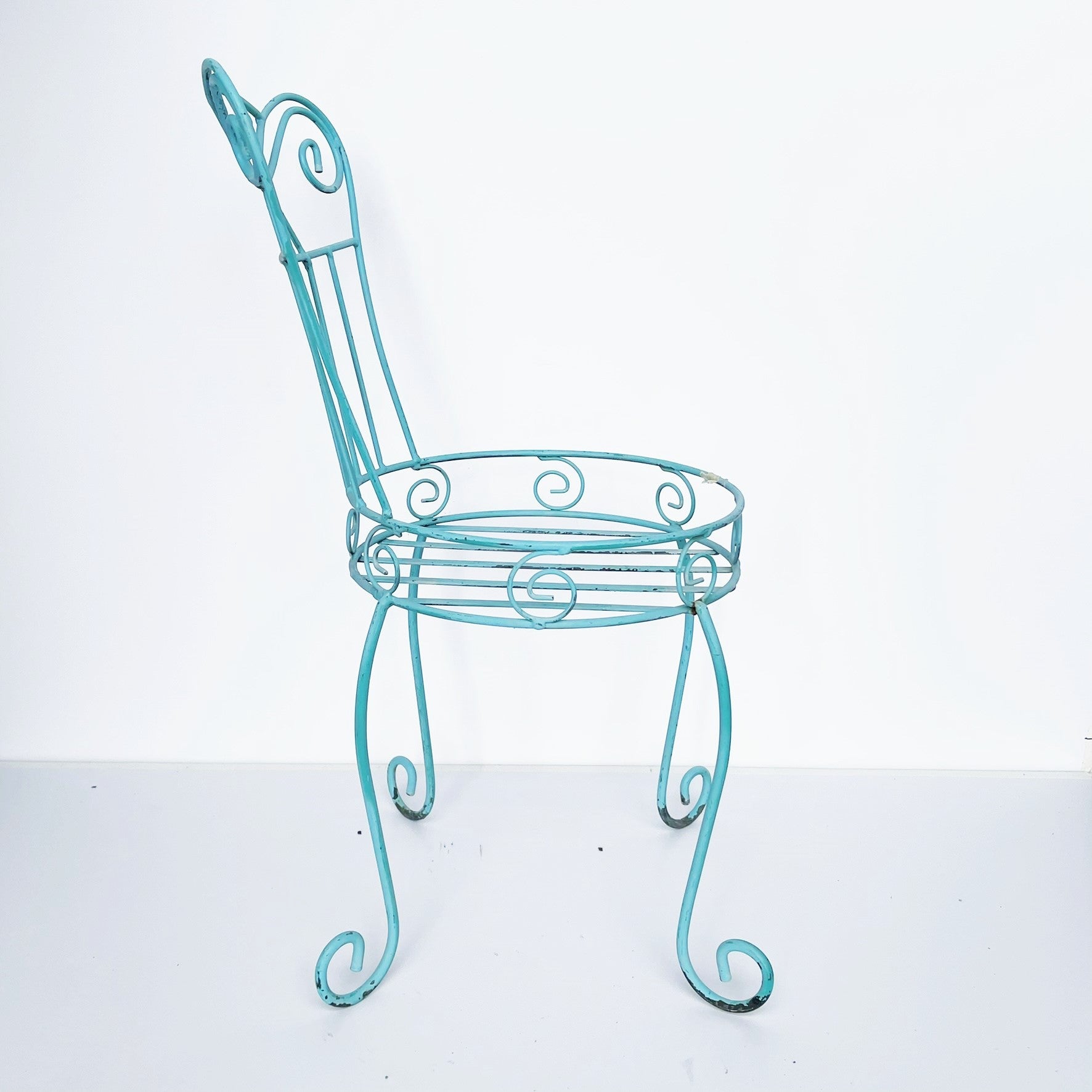 Outdoor Metal Chair Plant Stand
