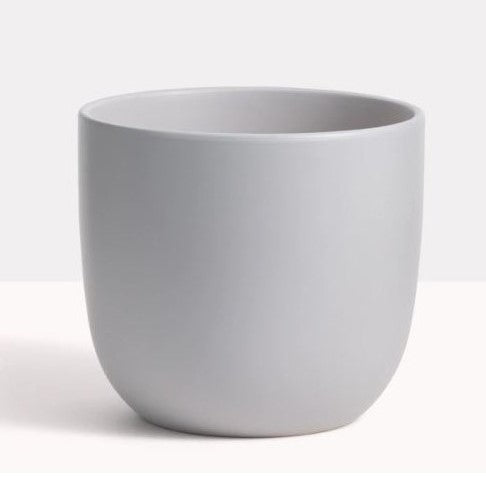 Grey Contour Ceramic Planter