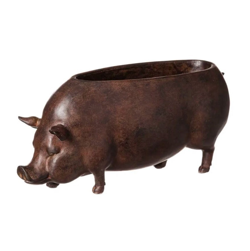 Resin Pig Planter