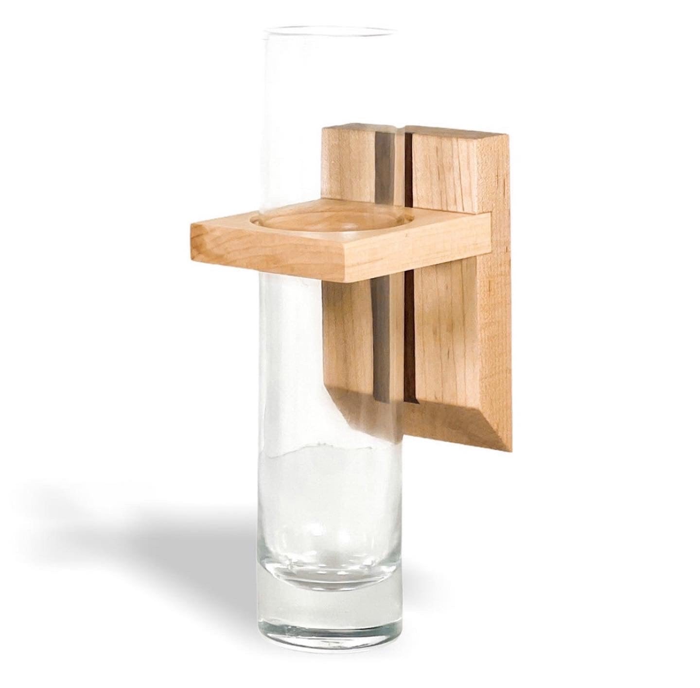 Modern Botanical Wooden Wall Propagation Hanger