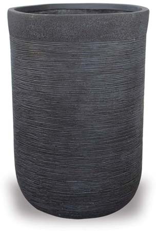 Tall Round Fiberclay Planter