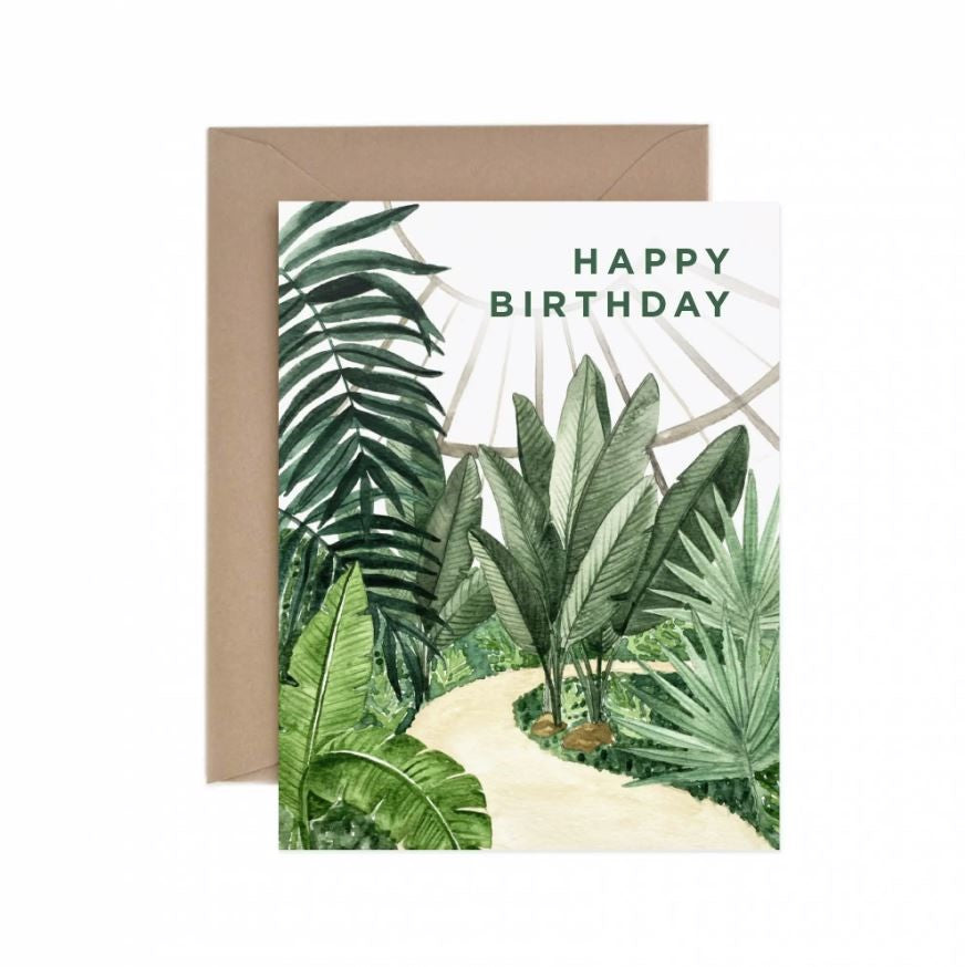 Conservatory Happy Birthday Card