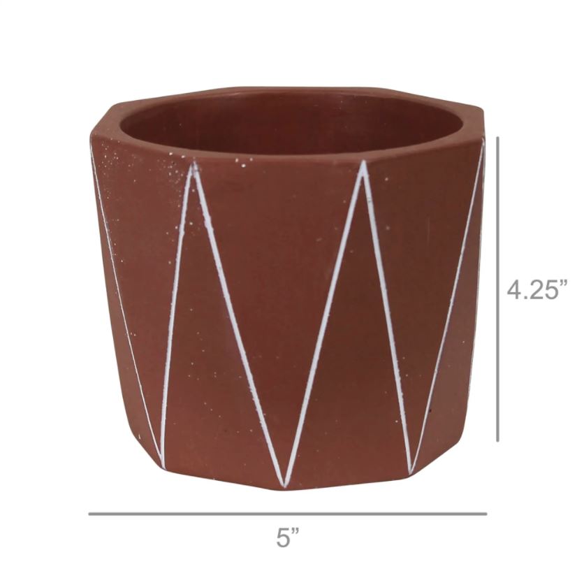 Marley Rust Cement Planter