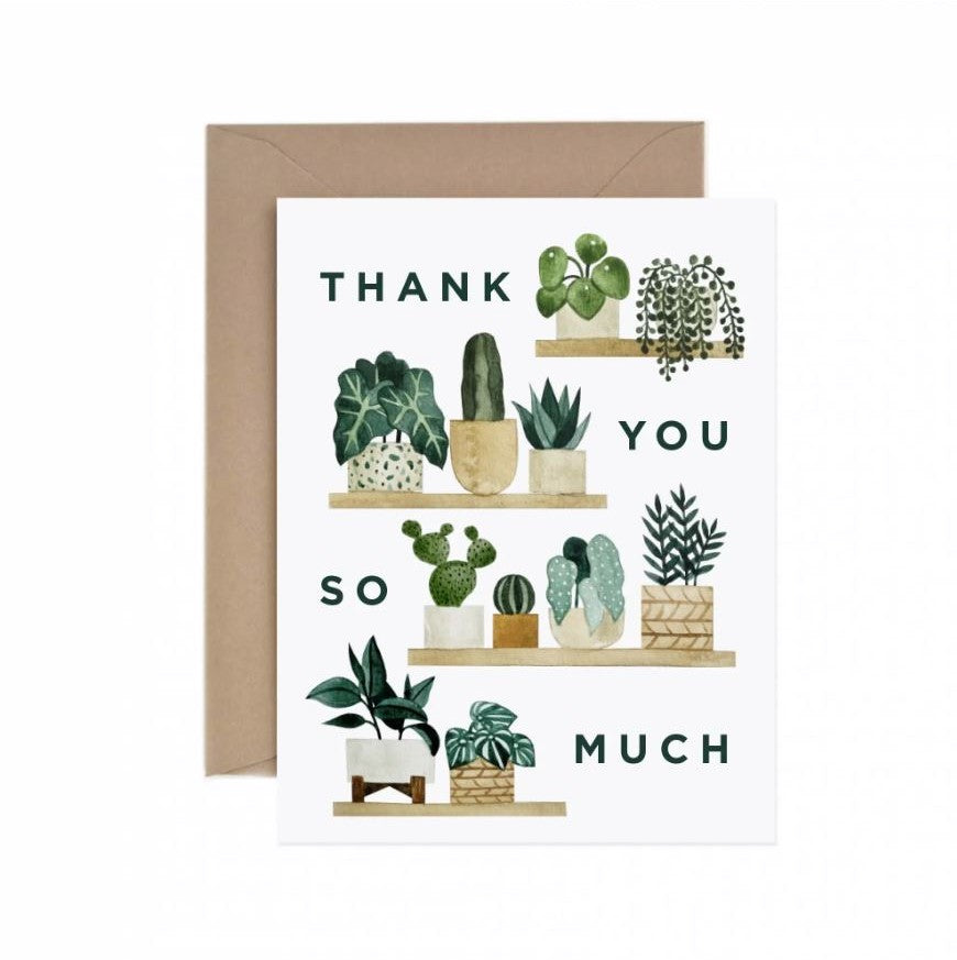 Thank You Plant Shelf Card