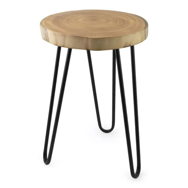 plant pot wooden legs Wooden Plant Stand with Hairpin Legs 21"